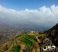 منظر لجبل العزة بعد الآمطار ـ محافظة الداير ـ جازان